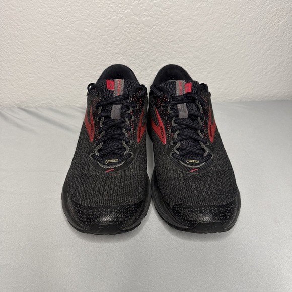 Brooks Ghost 11 GTX Womens Size 9.5 Running Shoes Black Red Athletic Sneakers - Picture 3 of 7